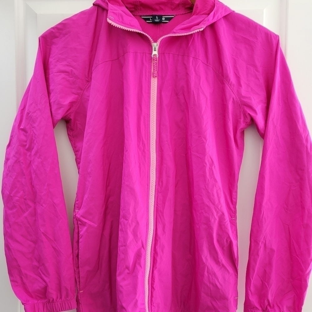 𝅺LANDS End Wind Breaker Jacket Girls Large